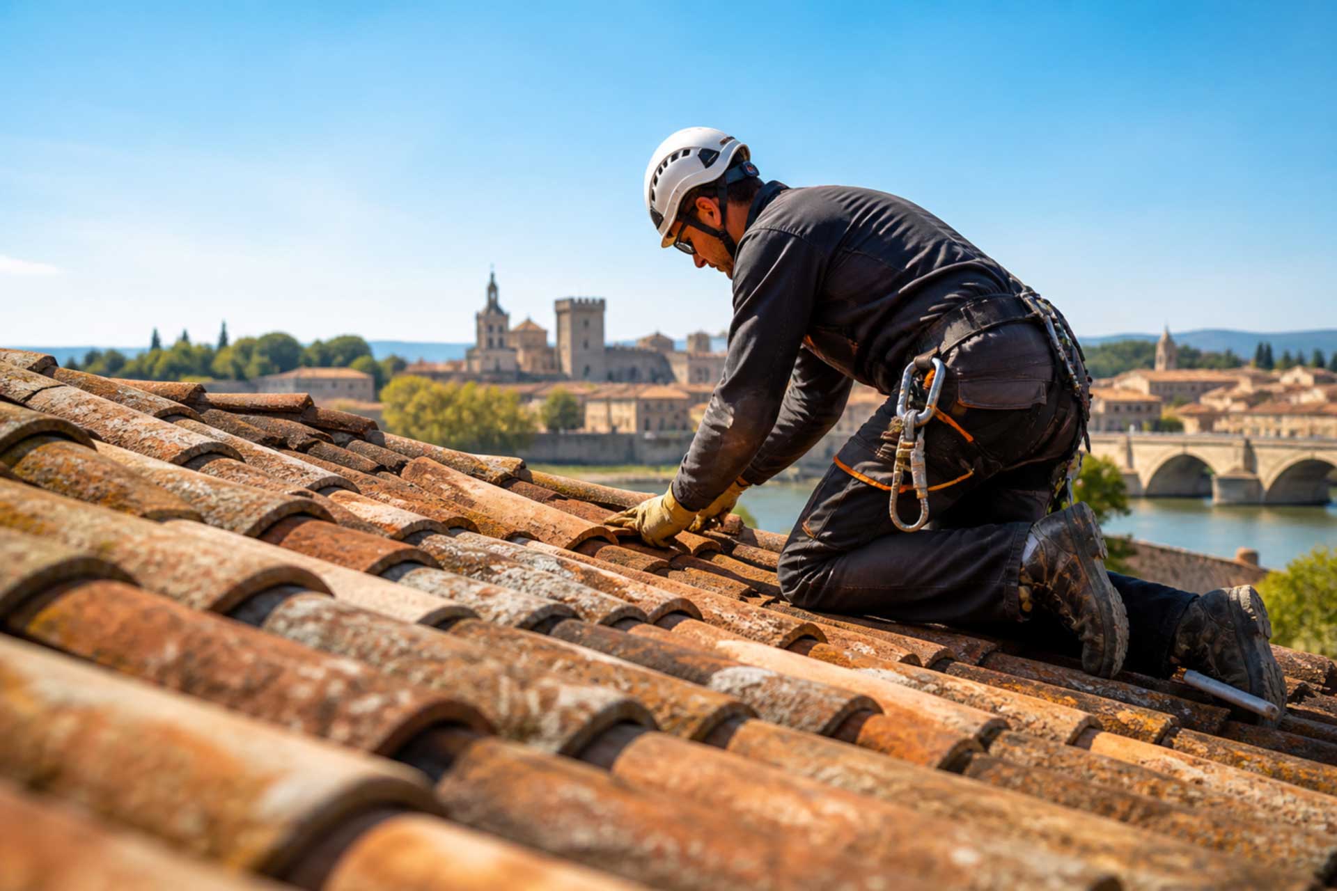 Traitement de toiture et démoussage à Avignon